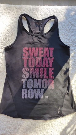 Sportinė palaidinė "Sweat today smile tomorrow"