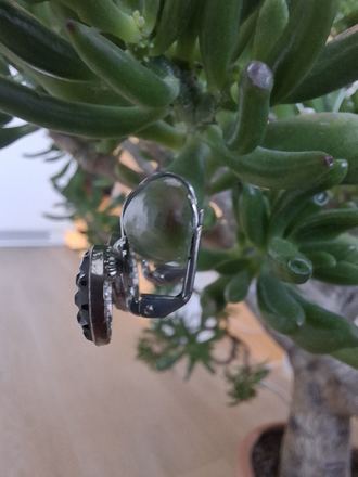 Juodi auskarai su swarovski akutėmis