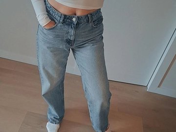 Parduoda: Platūs Zara džinsai