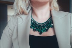 Parduoda: Žalias masyvus vėrinys, ZARA