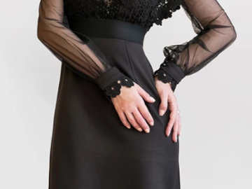 Parduoda: Juoda trumpa suknelė, S dydis