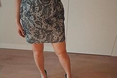 Parduoda: Suknelė-sarafanas juoda/balta, S dydis