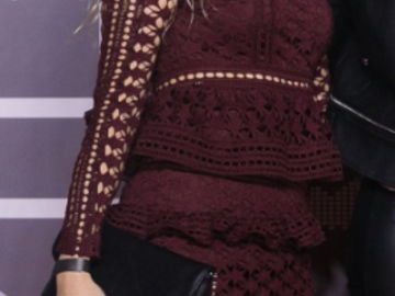 Parduoda: Bordo spalvos išskirtinė suknelė, XS dydis