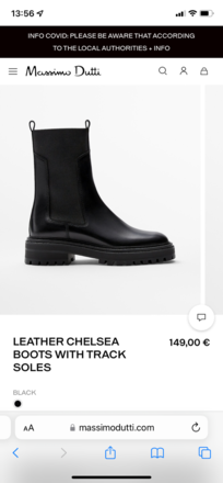 Massimo Dutti odiniai aulinukai