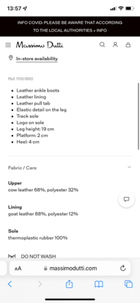 Massimo Dutti odiniai aulinukai