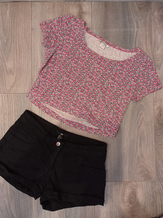 Crop top derinukai, viso 6 vnt, S