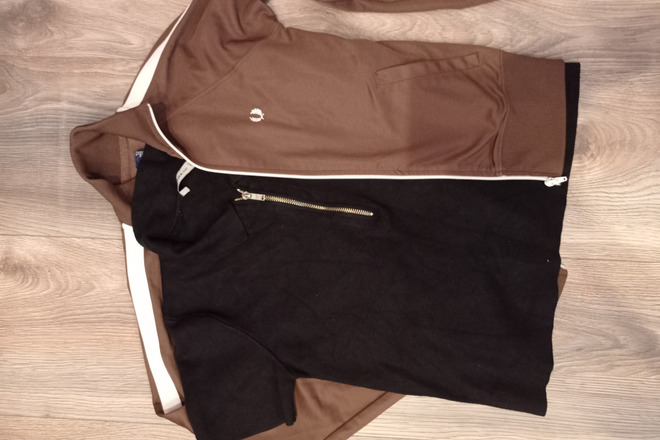 M dydis Fred Perry sportinis megztinis, kiti rūbai viso 4 vnt