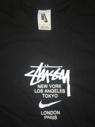 Stussy x nike Stüssy Maikė su dizainu