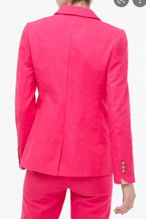 J. CREW Linen-cotton Holland blazer / Lininis švarkas