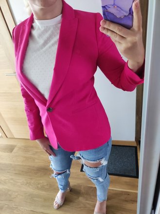 J. CREW Linen-cotton Holland blazer / Lininis švarkas