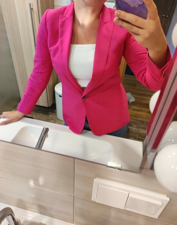 J. CREW Linen-cotton Holland blazer / Lininis švarkas