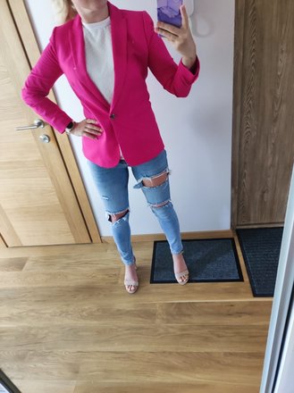 J. CREW Linen-cotton Holland blazer / Lininis švarkas