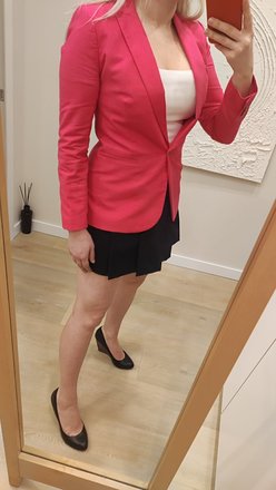 J. CREW Linen-cotton Holland blazer / Lininis švarkas