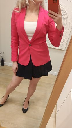 J. CREW Linen-cotton Holland blazer / Lininis švarkas