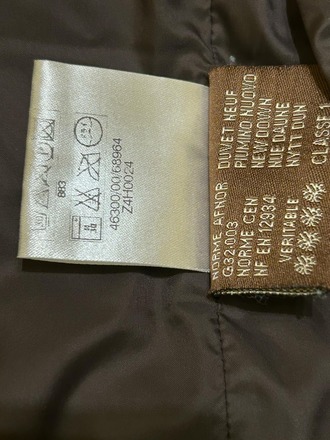 Ruda L dydžio orginali Moncler striukė būklė labai gera