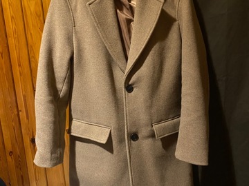 For sale: Zara smėlio spalvos vyriškas paltas